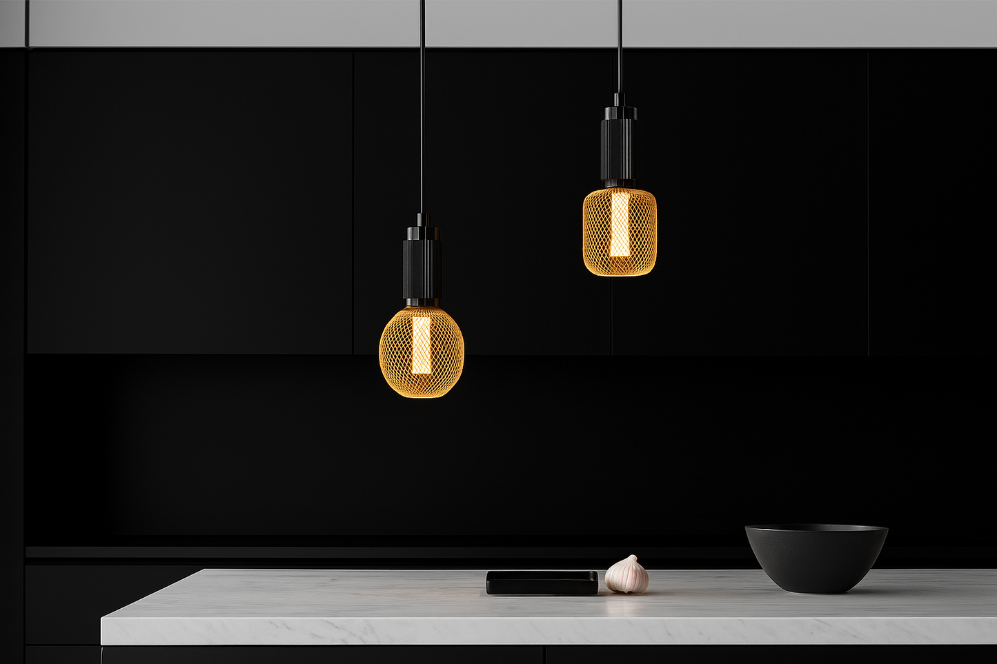 Ferra™ Nordic Cage Pendant Light | Industrial Metal Lamp for Dining & Bar VelunaLumin