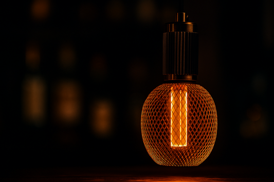 Ferra™ Nordic Cage Pendant Light | Industrial Metal Lamp for Dining & Bar VelunaLumin