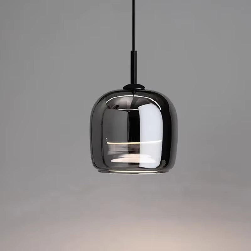 Aetheria™ Glass Pendant Light | Modern Plated Hanging Lamp for Dining & Living Room VelunaLumin