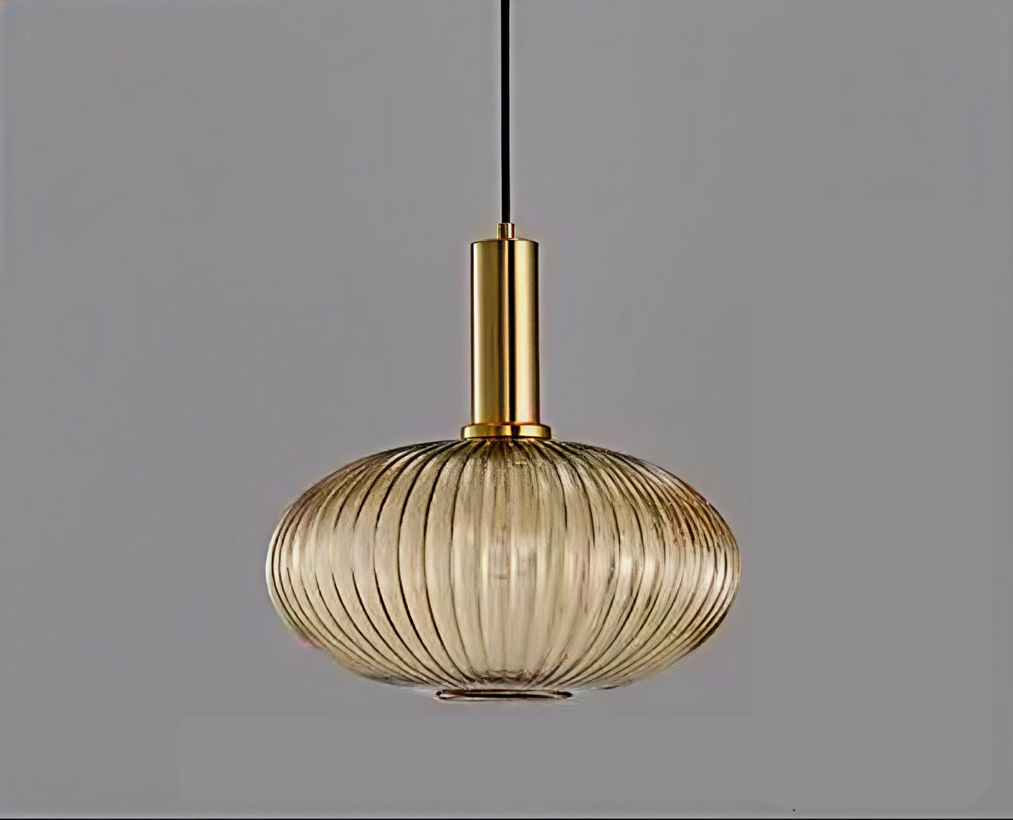 AuraSphere™ Nordic Glass Pendant | D30cm Hanging Lamp for Dining Room & Bedroom VelunaLumin