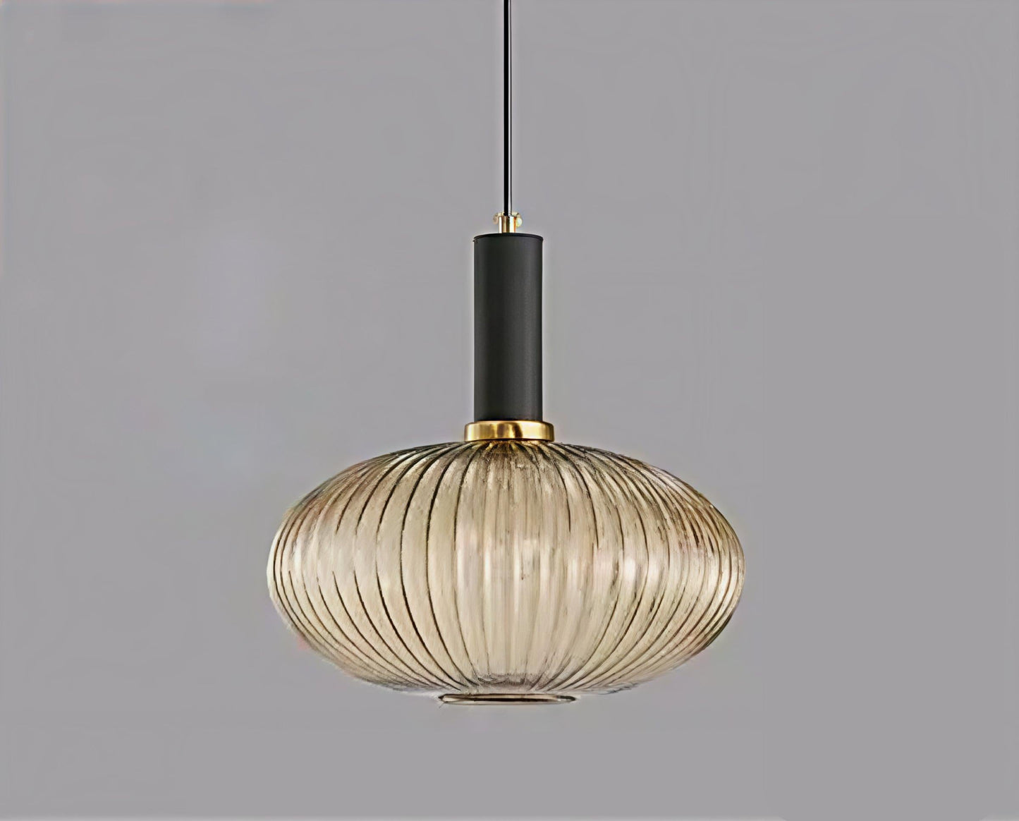AuraSphere™ Nordic Glass Pendant | D30cm Hanging Lamp for Dining Room & Bedroom VelunaLumin