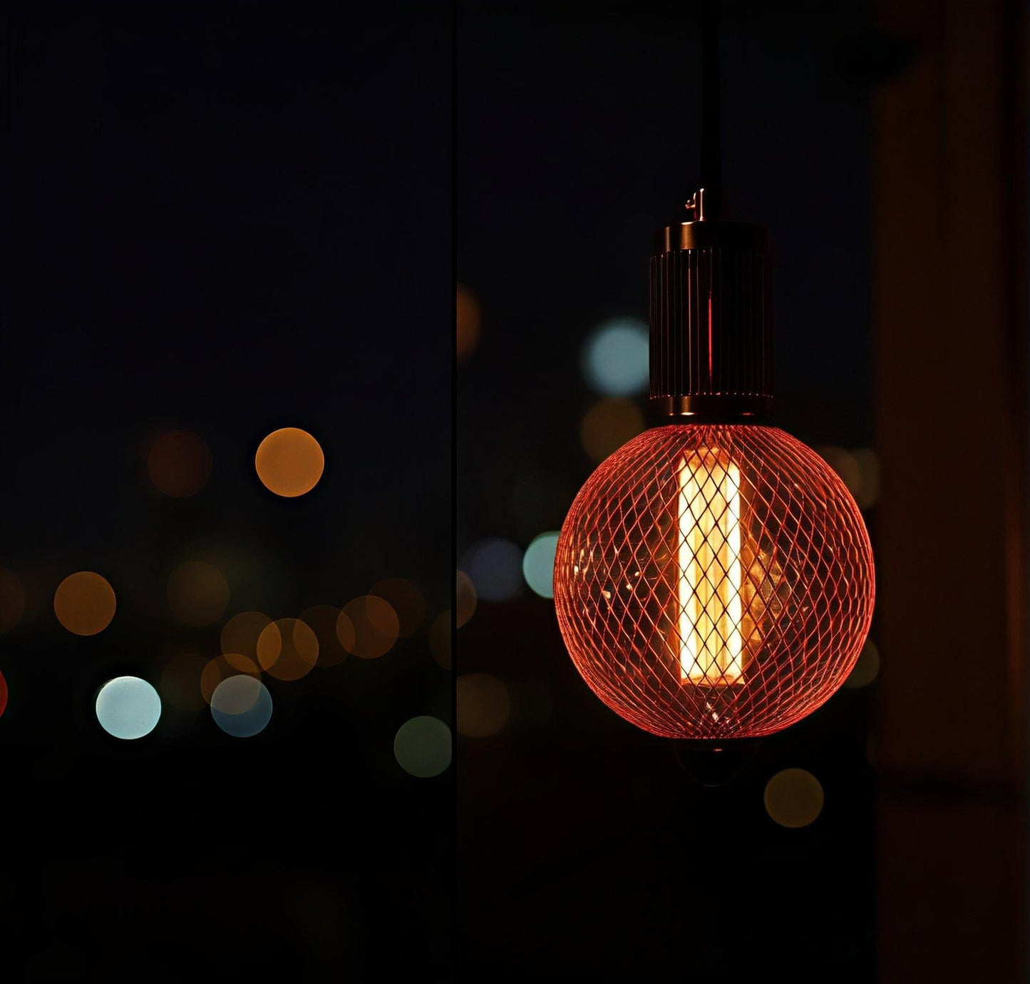 Ferra™ Nordic Cage Pendant Light | Industrial Metal Lamp for Dining & Bar VelunaLumin