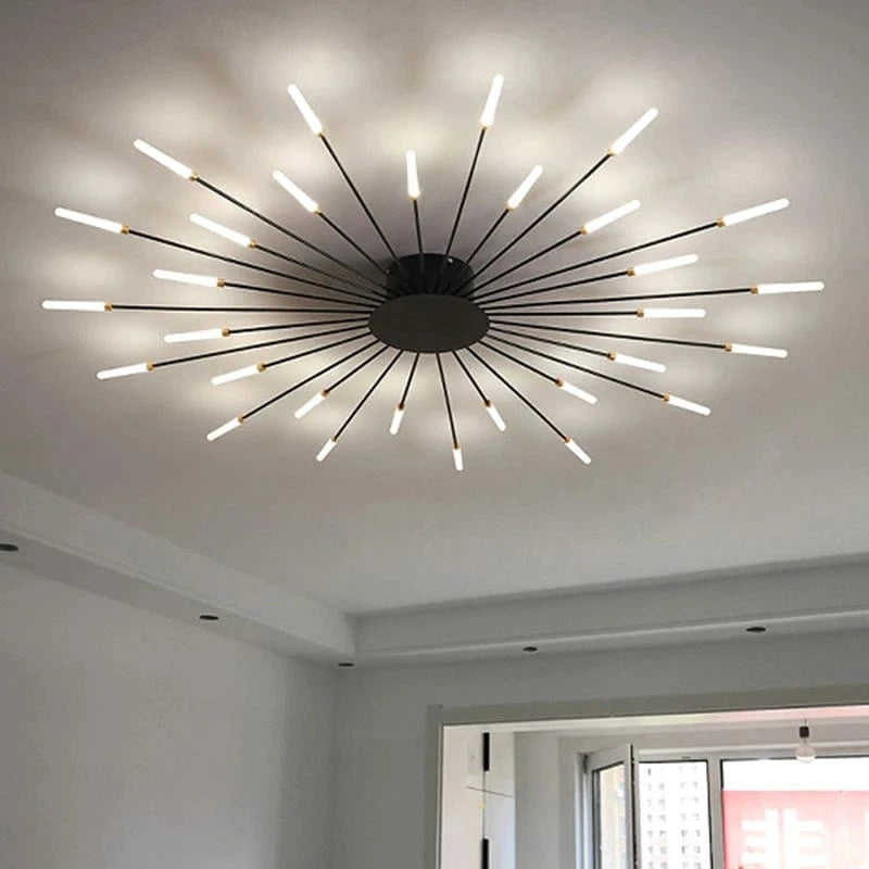 Flabella™ Creative Fan-Shaped LED Ceiling Light | Modern Fixture for Bedroom & Kid's Room VelunaLumin