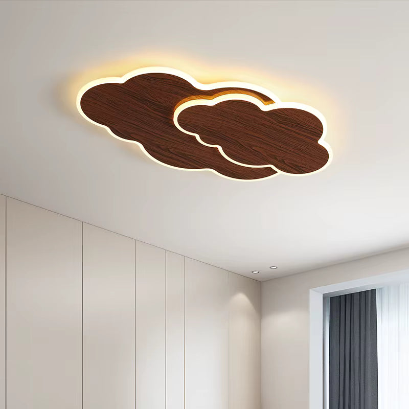 Nimbus modern white cloud LED ceiling light for nursery.