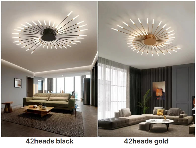 Flabella™ Creative Fan-Shaped LED Ceiling Light | Modern Fixture for Bedroom & Kid's Room VelunaLumin