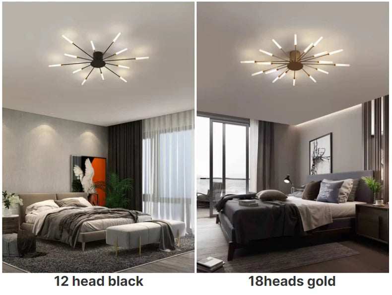 Flabella™ Creative Fan-Shaped LED Ceiling Light | Modern Fixture for Bedroom & Kid's Room VelunaLumin