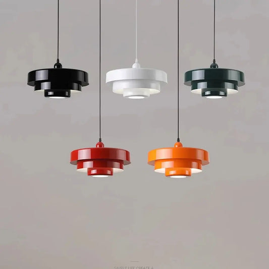 Fluxia organic-shaped amber glass pendant light.