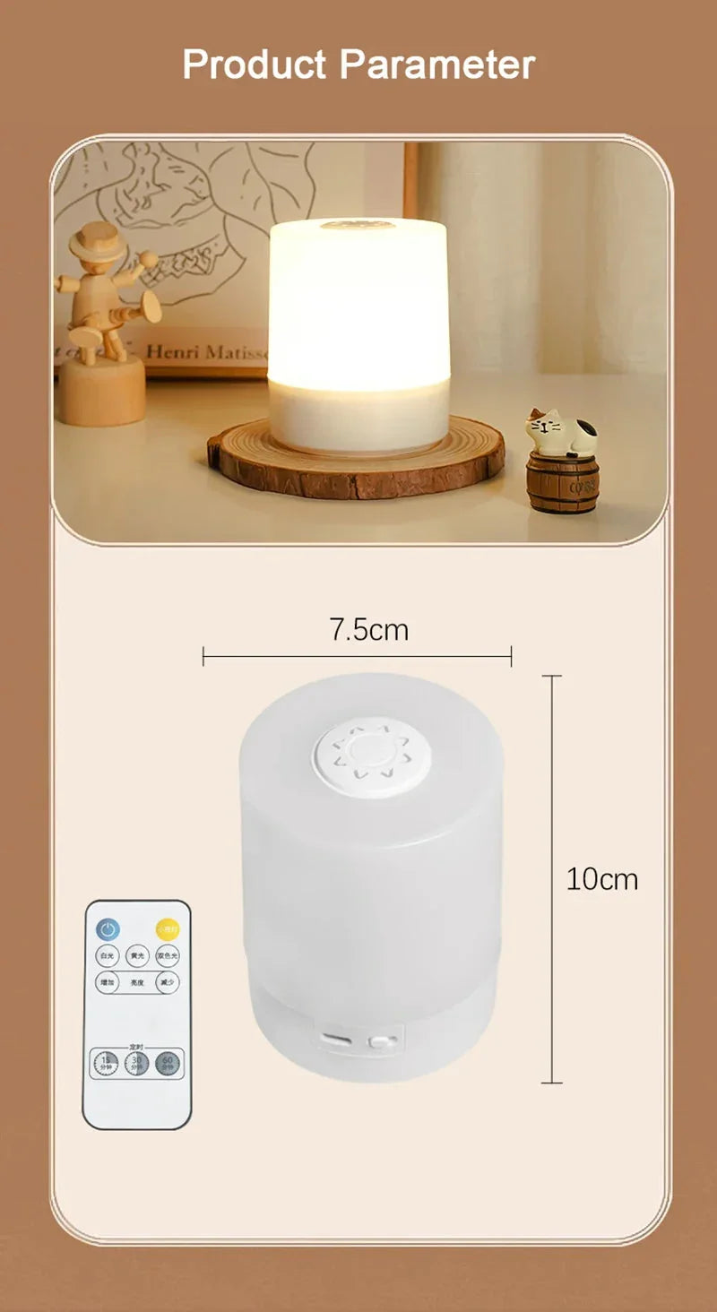 Luma™ Rechargeable LED Touch Lamp | Dimmable Bedside & Reading Light VelunaLumin