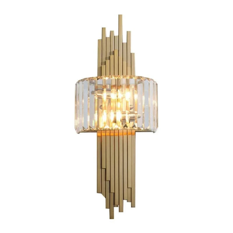 Aura Crystal Prism Sconce | Nordic Luxury Wall Light for Living Room & Hallway VelunaLumin