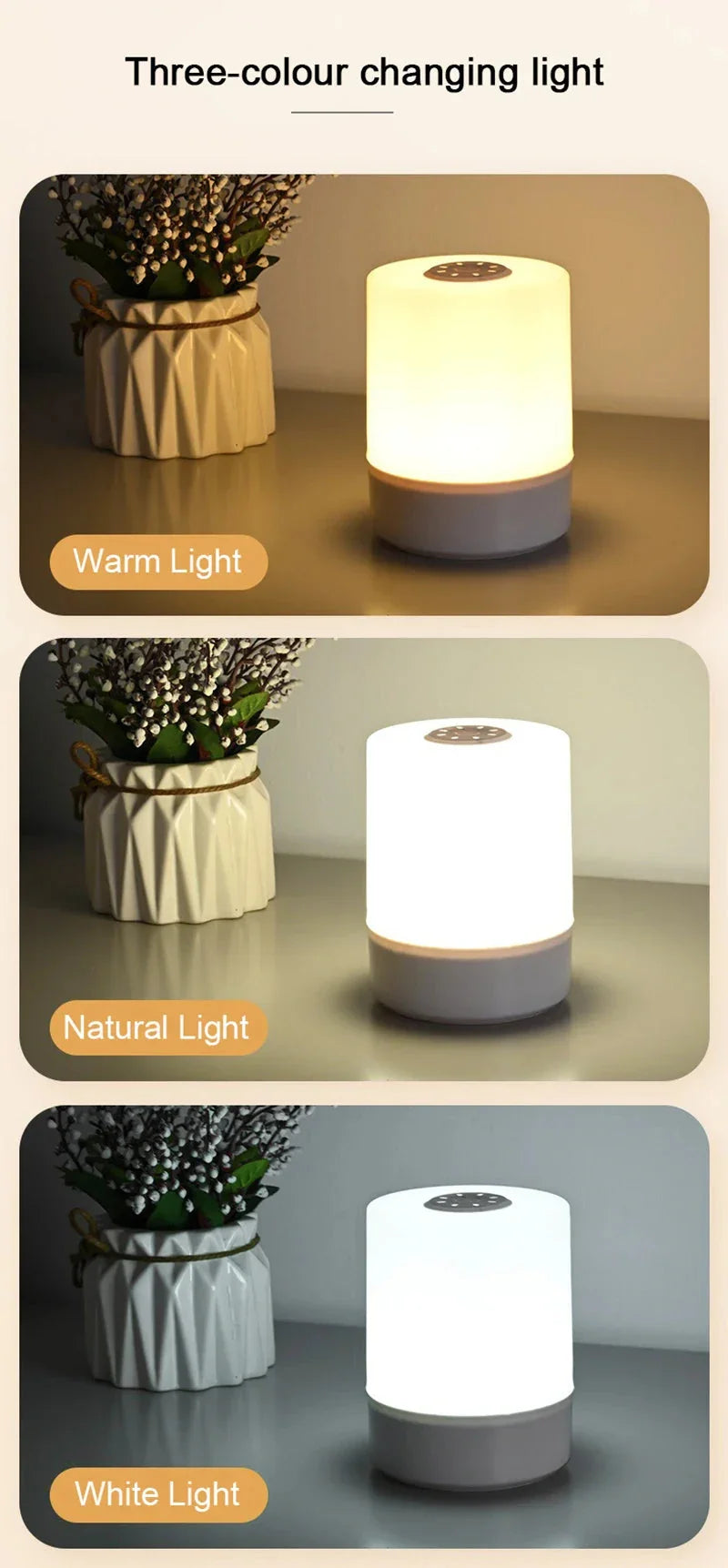Luma™ Rechargeable LED Touch Lamp | Dimmable Bedside & Reading Light VelunaLumin