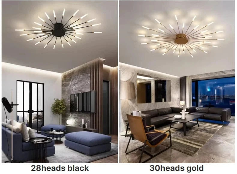 Flabella™ Creative Fan-Shaped LED Ceiling Light | Modern Fixture for Bedroom & Kid's Room VelunaLumin