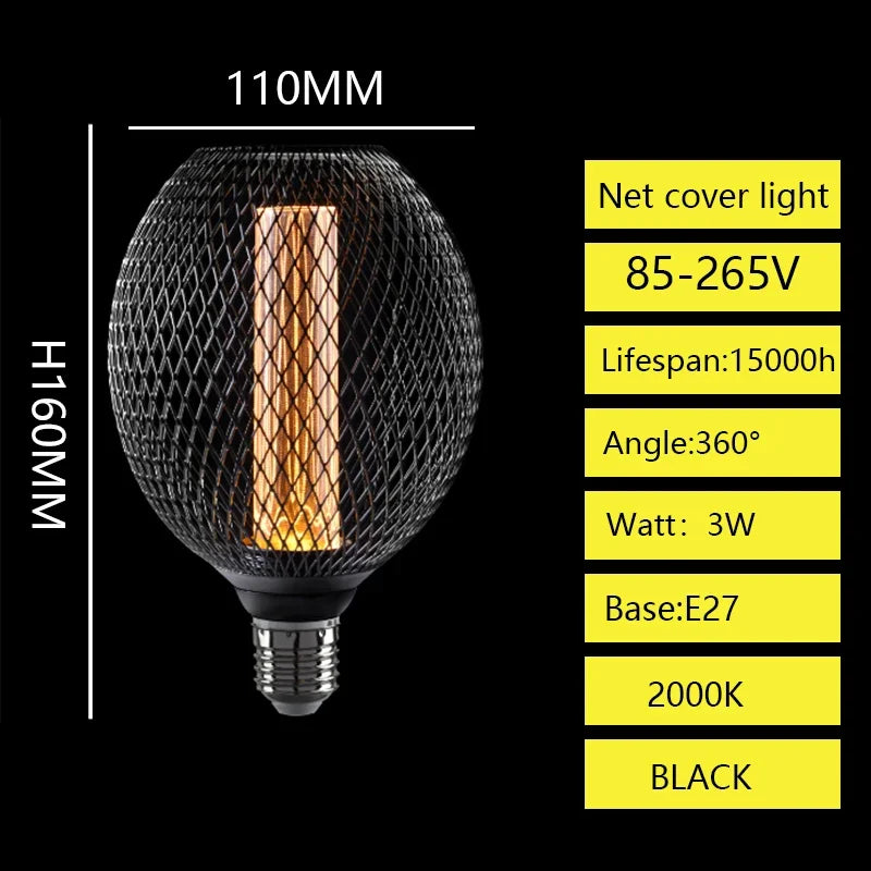 Ferra™ Nordic Cage Pendant Light | Industrial Metal Lamp for Dining & Bar VelunaLumin
