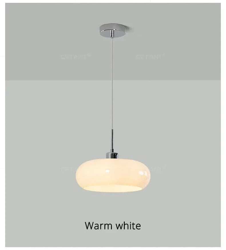Plissé™ French Style Glass Pendant | Retro Hanging Lamp for Living Room & Restaurant VelunaLumin