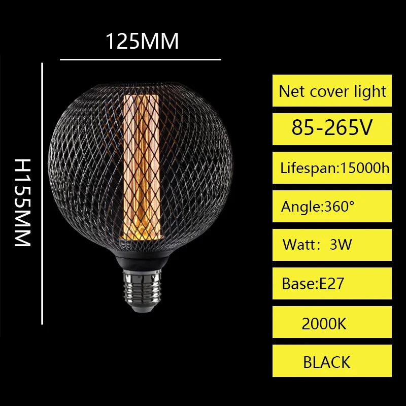 Ferra™ Nordic Cage Pendant Light | Industrial Metal Lamp for Dining & Bar VelunaLumin