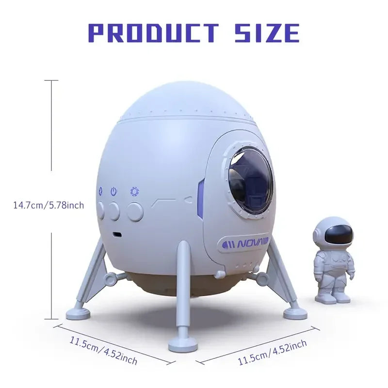 Stargazer astronaut galaxy and nebula projector night light.