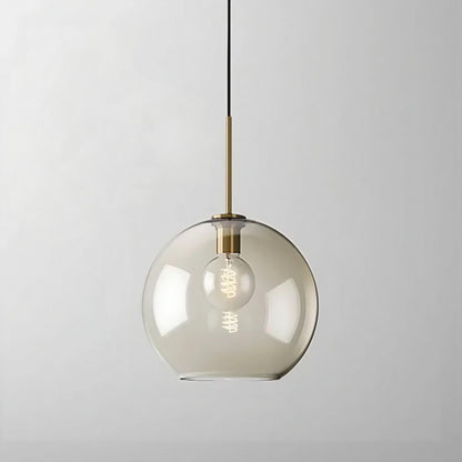 Ambrette™ Cognac Glass Pendant | 1 & 3-Head Nordic Hanging Lamp for Dining Room VelunaLumin