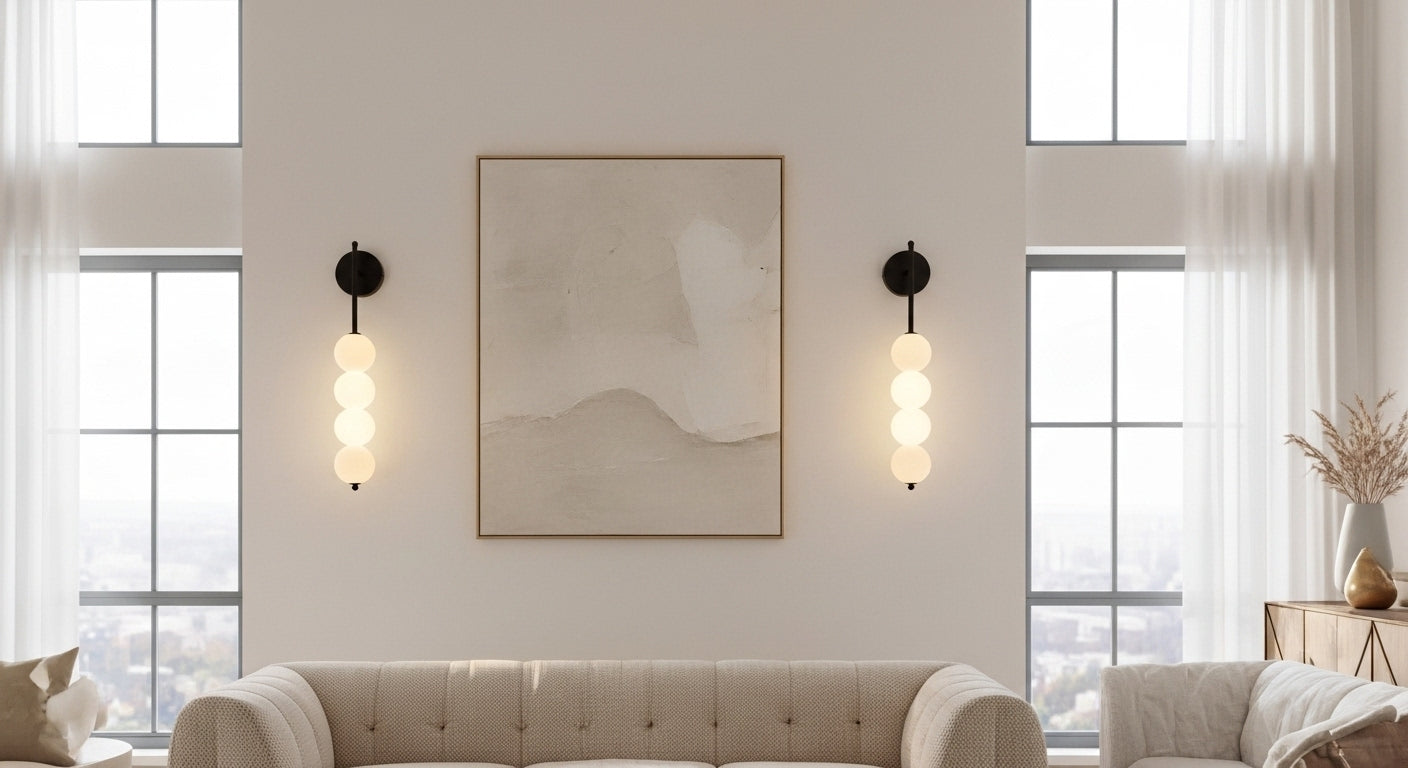 AuraBeam Linear Wall Sconce | Modern Up & Down LED Wall Lamp for UK/EU Homes VelunaLumin
