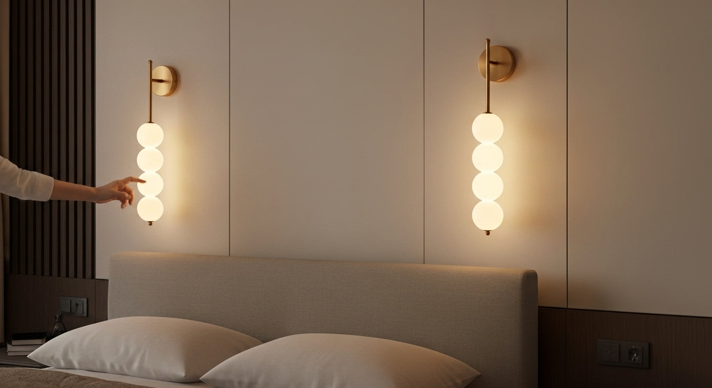 AuraBeam Linear Wall Sconce | Modern Up & Down LED Wall Lamp for UK/EU Homes VelunaLumin