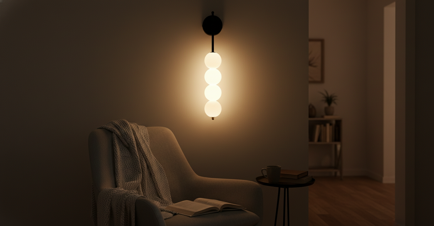 AuraBeam Linear Wall Sconce | Modern Up & Down LED Wall Lamp for UK/EU Homes VelunaLumin