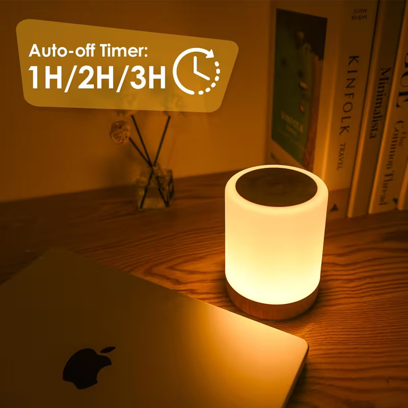 Chroma™ Portable RGB Touch Lamp | Dimmable LED Bedside & Desk Light VelunaLumin