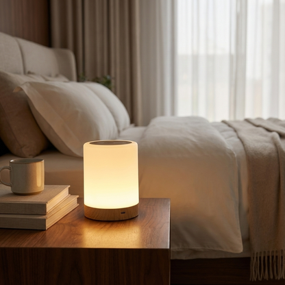 Chroma™ Portable RGB Touch Lamp | Dimmable LED Bedside & Desk Light VelunaLumin