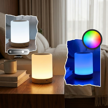 Chroma™ Portable RGB Touch Lamp | Dimmable LED Bedside & Desk Light VelunaLumin