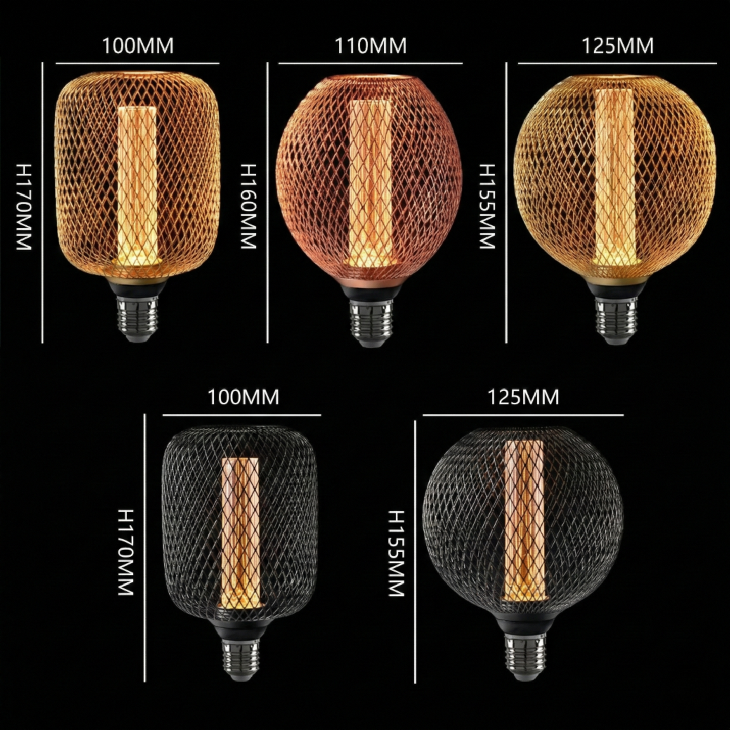 Ferra™ Nordic Cage Pendant | Industrial Mesh Light (UK/EU)