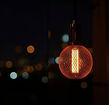 Ferra™ Nordic Cage Pendant Light | Industrial Metal Lamp for Dining & Bar VelunaLumin