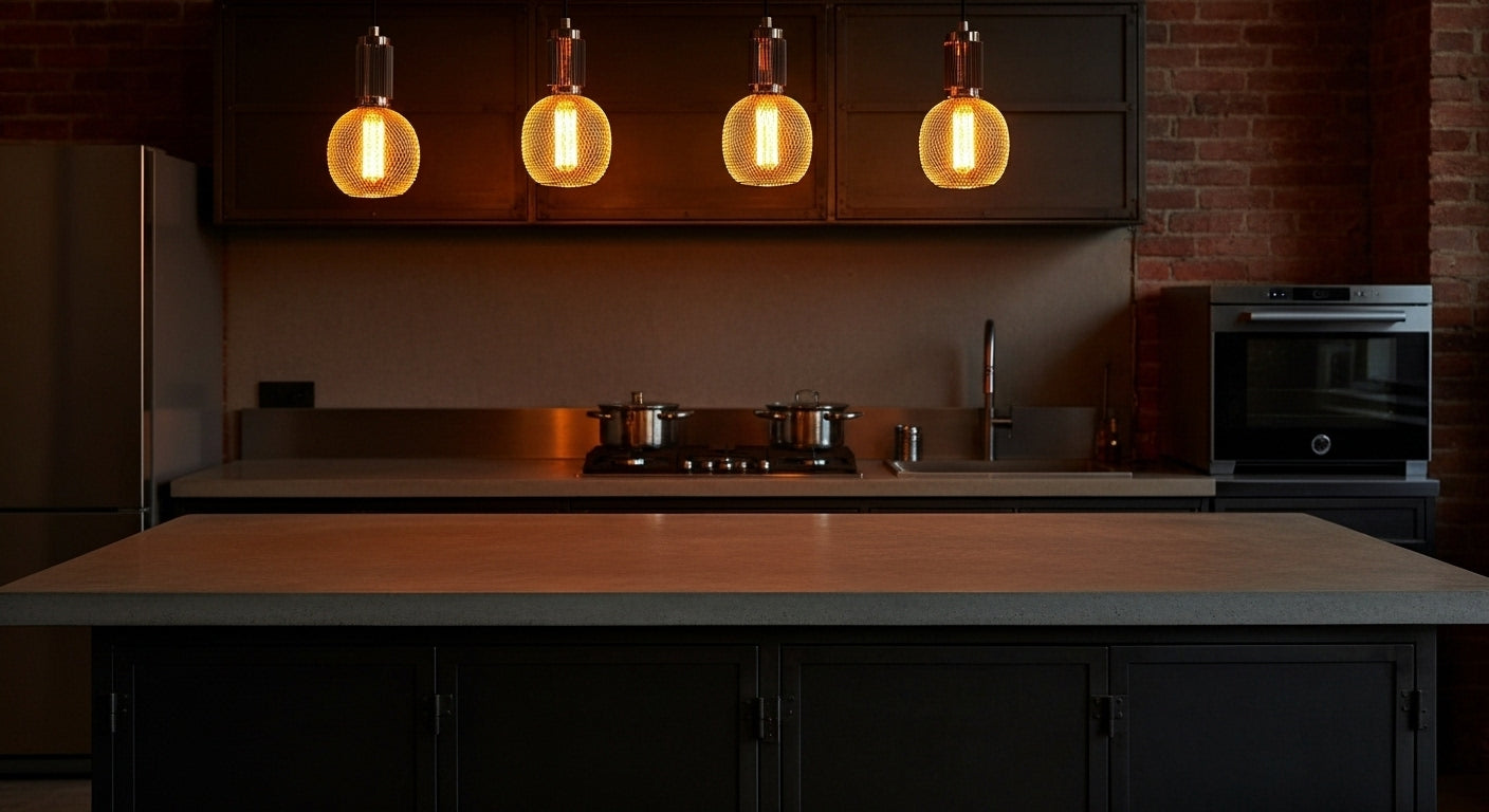 Ferra™ Nordic Cage Pendant | Industrial Mesh Light (UK/EU)