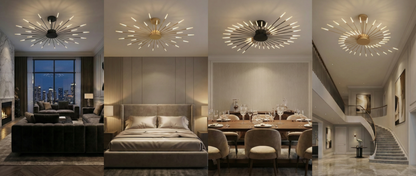 Flabella™ Creative Ceiling Light | Fan-Shaped LED Art (UK/EU)