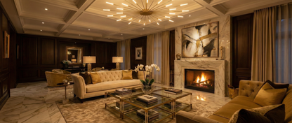 Flabella™ Creative Ceiling Light | Fan-Shaped LED Art (UK/EU)