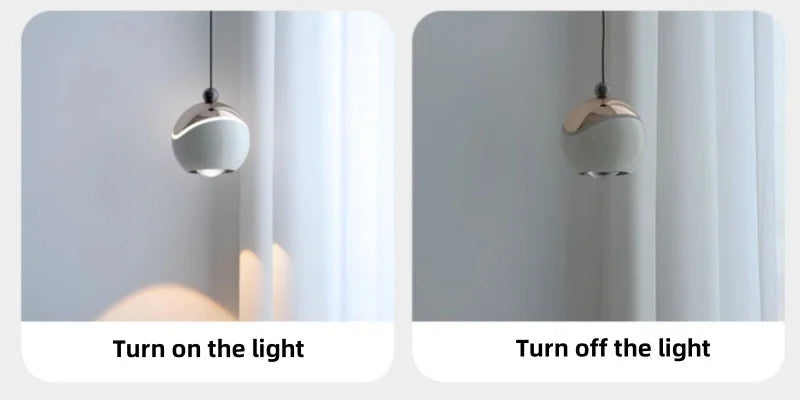 AuraSpire Architectural Pendant Light in a soft Off-White finish, featuring a minimalist aluminum body and optical spotlight lens. VelunaLumin.