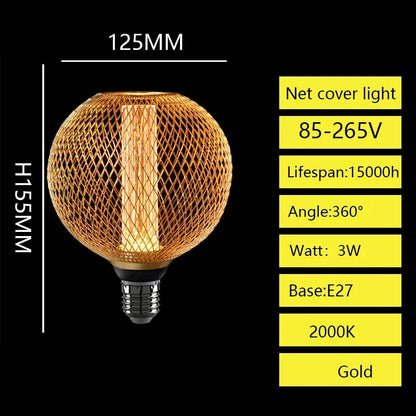 Ferra™ Nordic Cage Pendant Light | Industrial Metal Lamp for Dining & Bar VelunaLumin