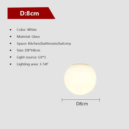 Close-up of the AuraOrb Ceiling Light showing the detail of the frosted glass globe and the premium metal base in a brushed gold finish. VelunaLumin.