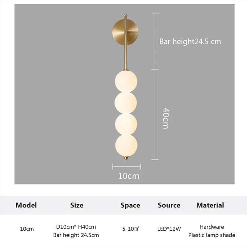 Close-up of the AuraBeam Wall Sconce, showing the detailed perforated metal and the quality of the plated finish. VelunaLumin.