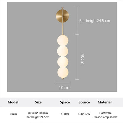Close-up of the AuraBeam Wall Sconce, showing the detailed perforated metal and the quality of the plated finish. VelunaLumin.
