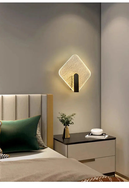Linearis modern Nordic LED wall sconce for bedroom.