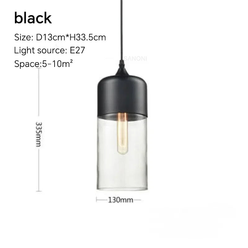 LuminaGrace Sleek Black & Smoke Glass Sphere Pendant Light dimensions: Height 23cm, Diameter 20.2cm, adjustable 150cm cord, E27 lamp holder.