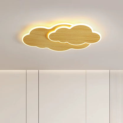 Nimbus modern white cloud LED ceiling light for nursery.