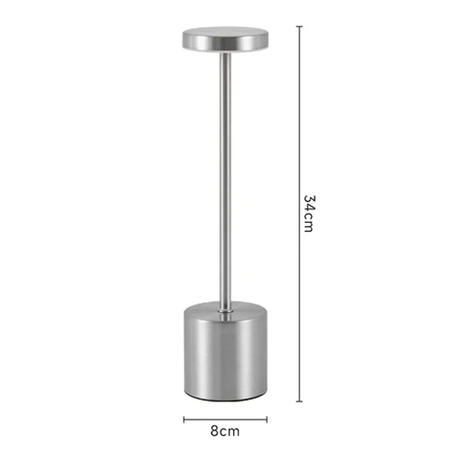 Atelier™ Rechargeable Metal Table Lamp | 3-Colour Touch Light for Bar & Outdoor VelunaLumin