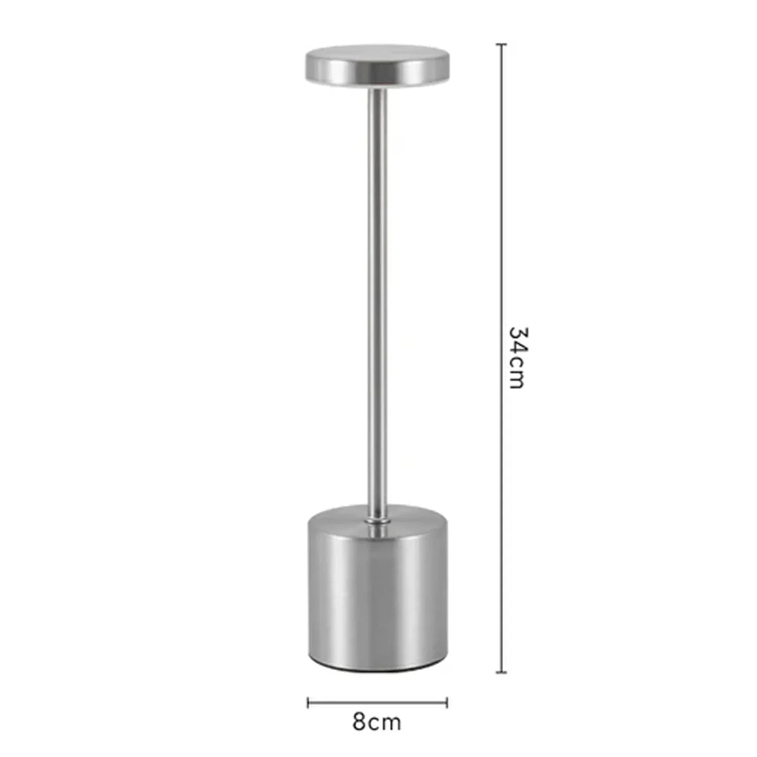 Atelier™ Rechargeable Metal Table Lamp | 3-Colour Touch Light for Bar & Outdoor VelunaLumin