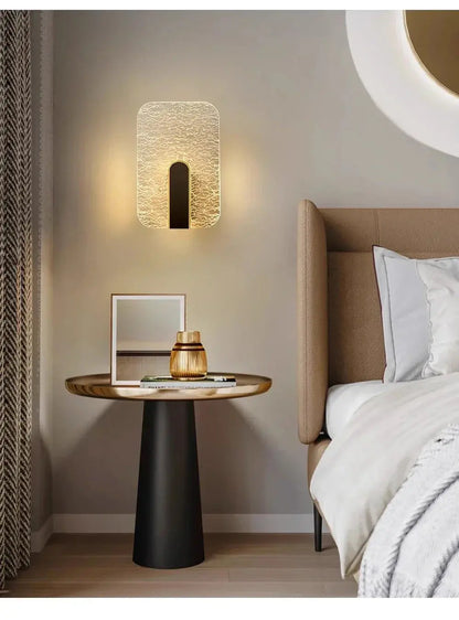 Linearis modern Nordic LED wall sconce for bedroom.