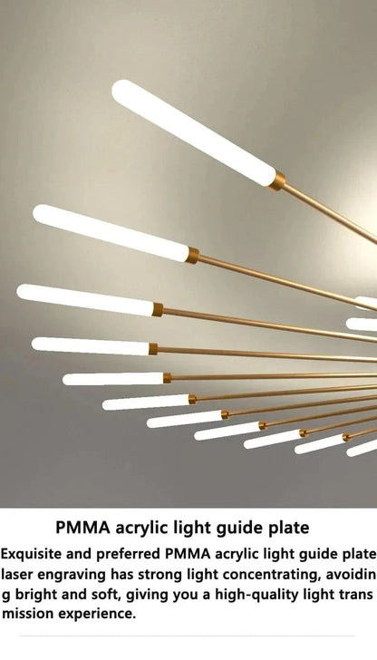 Flabella™ Creative Fan-Shaped LED Ceiling Light | Modern Fixture for Bedroom & Kid's Room VelunaLumin