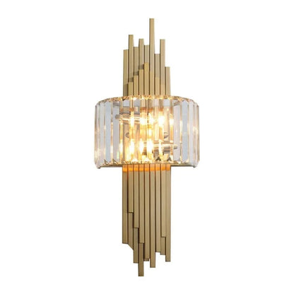 Aura Crystal Prism Sconce | Nordic Luxury Wall Light for Living Room & Hallway VelunaLumin