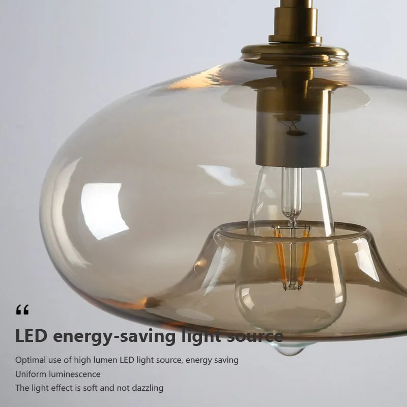 Pebble™ Minimalist LED Ceiling Light | Modern Glass Lamp for Hallway & Balcony VelunaLumin