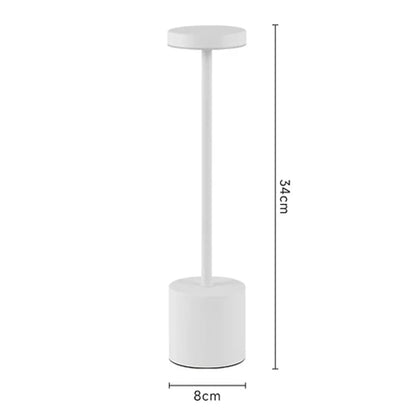 Atelier™ Rechargeable Metal Table Lamp | 3-Colour Touch Light for Bar & Outdoor VelunaLumin