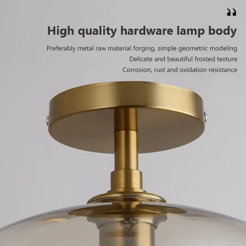 Pebble™ Minimalist LED Ceiling Light | Modern Glass Lamp for Hallway & Balcony VelunaLumin