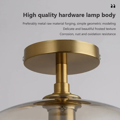 Pebble™ Minimalist LED Ceiling Light | Modern Glass Lamp for Hallway & Balcony VelunaLumin