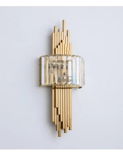 Aura Crystal Prism Sconce | Nordic Luxury Wall Light for Living Room & Hallway VelunaLumin