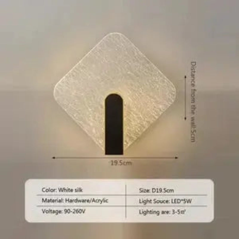 Linearis modern Nordic LED wall sconce for bedroom.